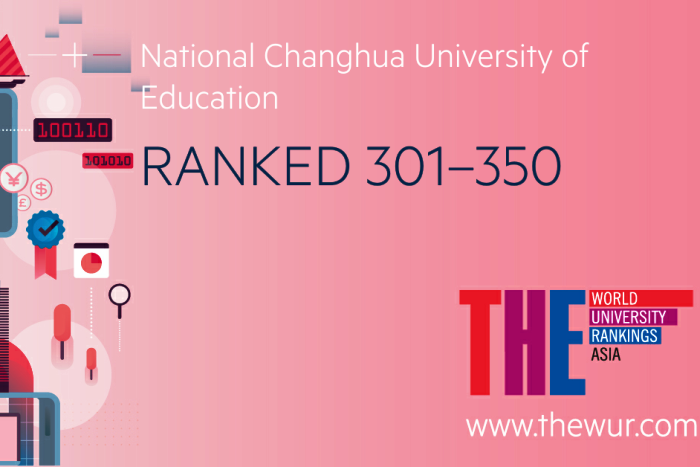 泰晤士高等教育（Times Higher Education）2019年亞洲地區最佳大學，本校榮獲301-350區間的好成績